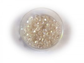 Lüszteres kristály - Cseh csiszolt 4mm, 20db