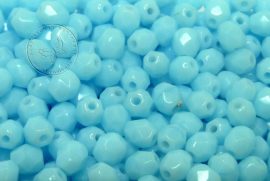 Világos égkék - Cseh csiszolt 4mm Világos égkék - Cseh csiszolt 4mm