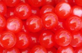 10mm piros gyanta piros gyöngy - plastic