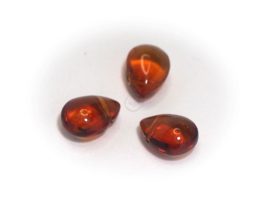 Üveg gyöngy könnycsepp - 8x11mm - barna, 5db Üveg gyöngy könnycsepp - 8x11mm - barna, 5db