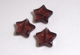 Üveg gyöngy csillag alakú - 12mm - ametiszt Üveg gyöngy csillag alakú - 12mm - ametiszt