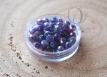 4mm - fire Polish - lüszteres ír tanzanit