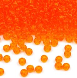 Narancs színű üveg kásagyöngy 10/0 - Preciosa - 10g
