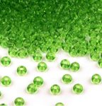 Zöld színű üveg kásagyöngy 10/0 - Preciosa - 10g