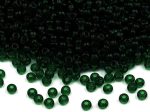   Sötétzöld színű üveg kásagyöngy 10/0 - Preciosa - 10g
