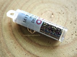 Miyuki Delica 11/0 - Matte metallic piros TUBUSBAN