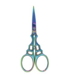 Kis méretű kézműves olló - szivárványos