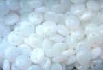 Alabaster, tejfehér - CzechMates lencse 6mm