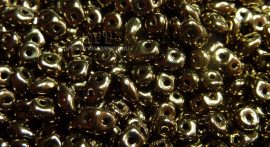 Bronz - Cseh SuperDuo 2,5x5mm