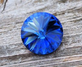 12mm Swarovski rivoli - Sapphire