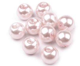 Rózsaszín - üveg tekla 10mm Rózsaszín - üveg tekla 10mm