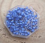 Belső festésű lila/kék- TOHO cube kockagyöngy 3mm