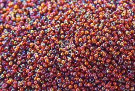 Szivárványos füstös topáz - TOHO kásagyöngy 11/0