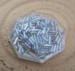 Ezüst kristály - TOHO szalmagyöng 6mm, 5g