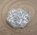 Ezüst közepű kristály - TOHO szalmagyöng 6mm, 5g
