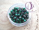 Zöld ezüst közepű - TOHO minőségi kásagyöngy 6/0